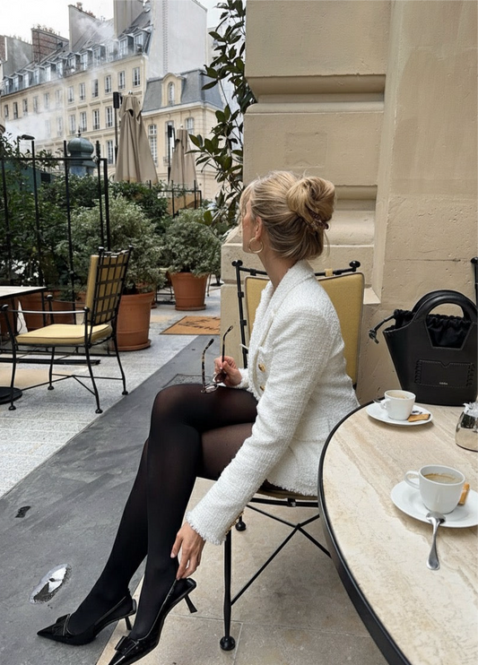 Jblonde Pristine Lapel Blazer - Arctic White