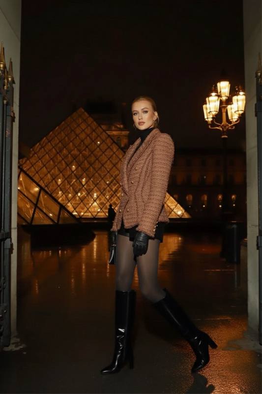 Jblonde Pristine Lapel Blazer - Caramel