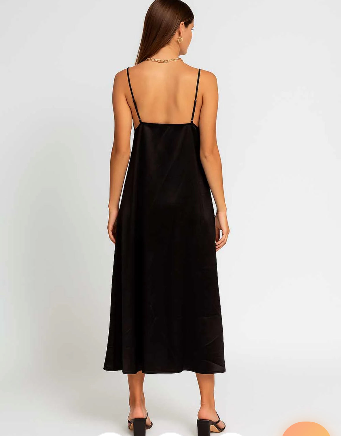 Jblonde Black Midi Dress