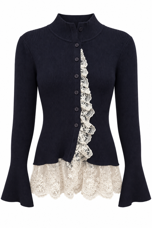 Midnight Romance Lace Cardigan view 2