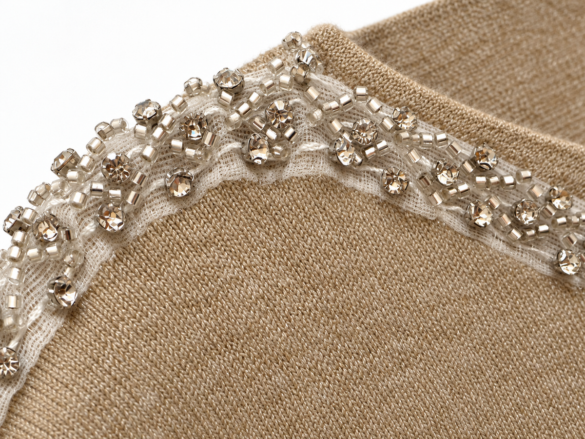 Champagne Hour Crystal Sweater view 7