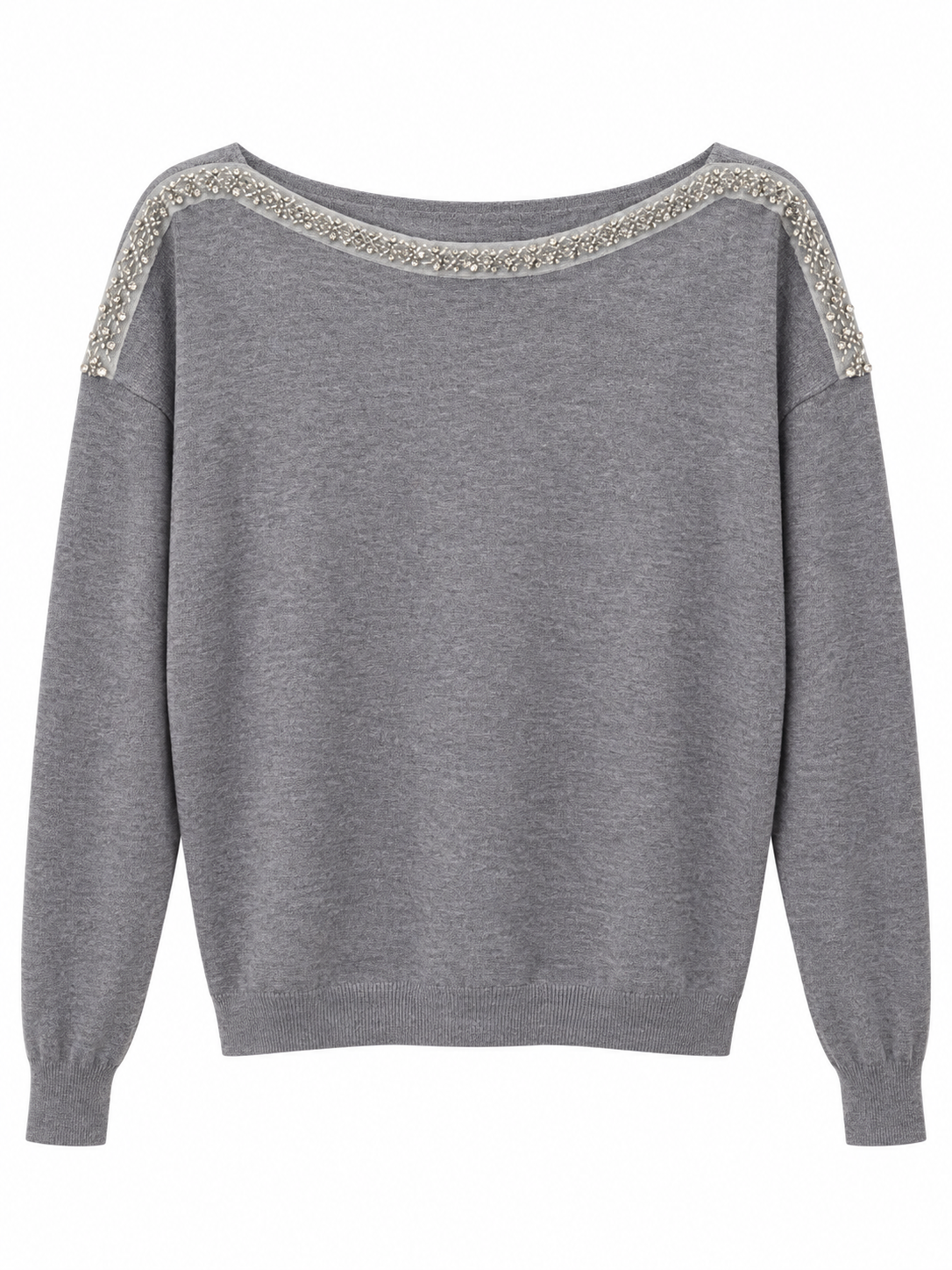 Silver Lining Crystal Sweater view 3