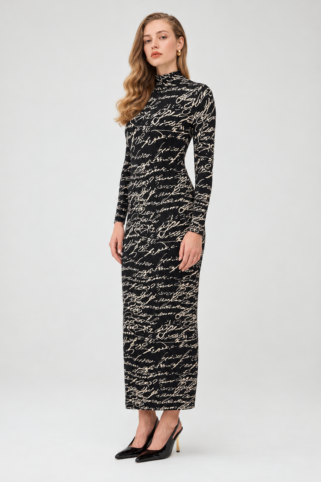 Love Letter Script Midi Dress view 2