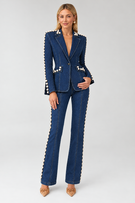 Diamond Lane Denim Suit view 3