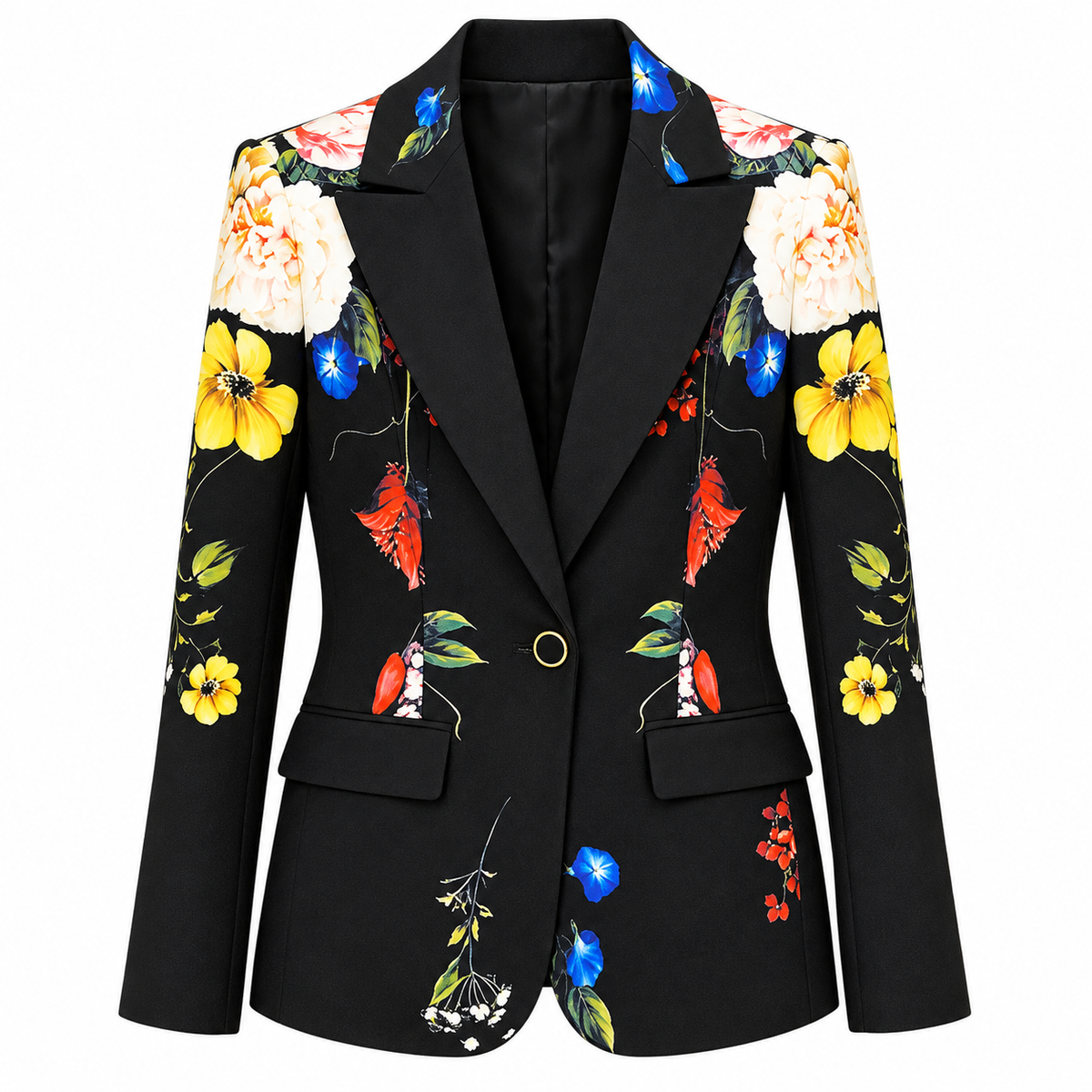 Midnight Garden Floral Suit view 4
