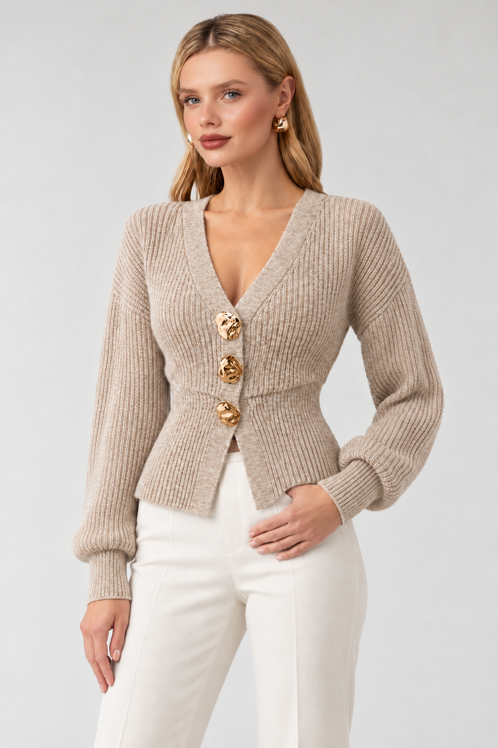 Golden Hour Sculpted Cardigan view 2