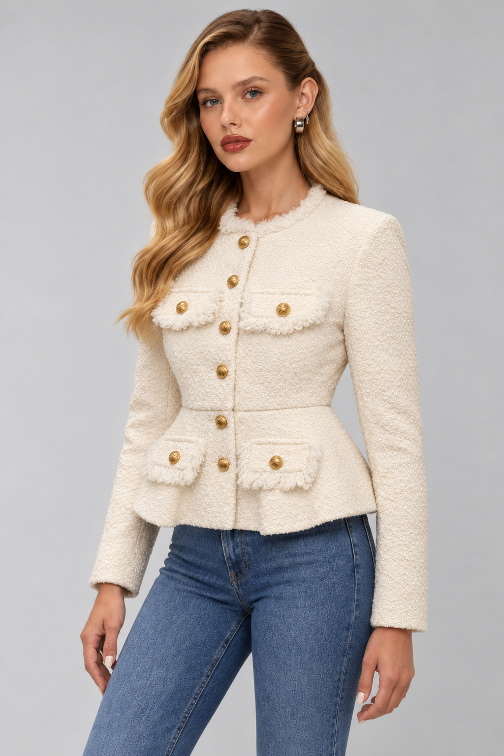 Uptown Muse Peplum Jacket view 2