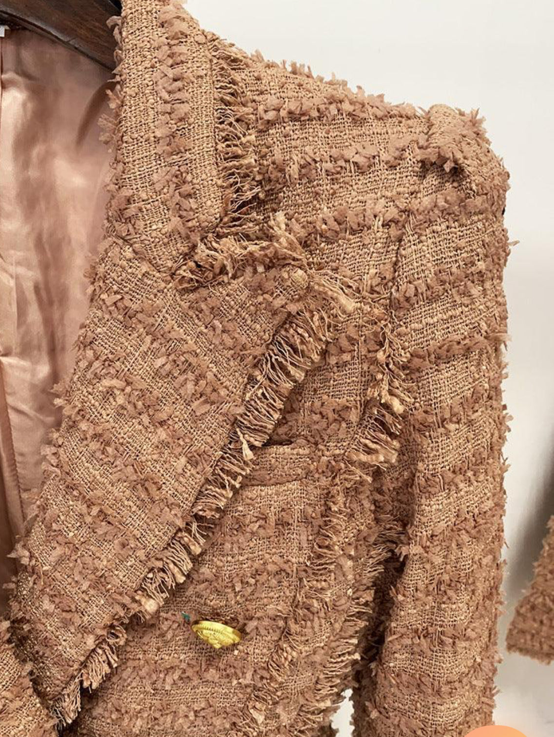 Jblonde Pristine Lapel Blazer - Caramel