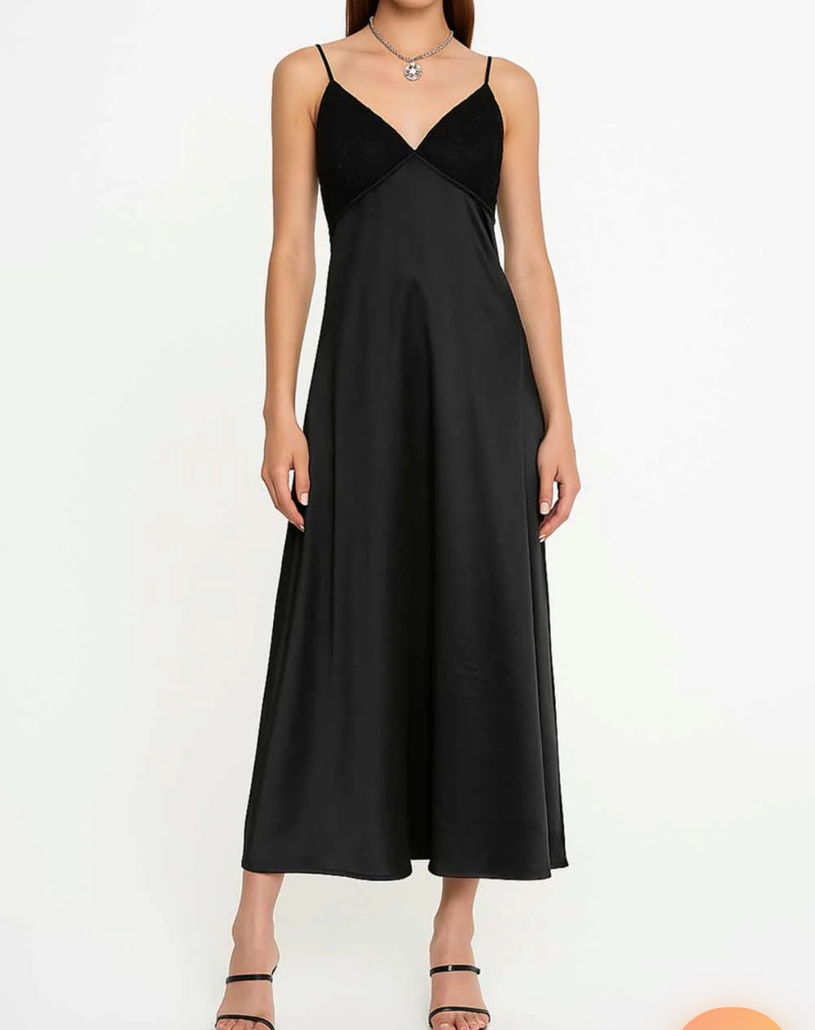 Jblonde Black Midi Dress