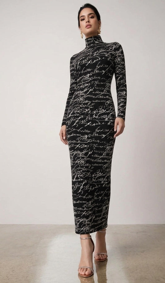 Script Classic Zip Detail Dress
