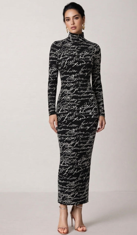 Script Classic Zip Detail Dress